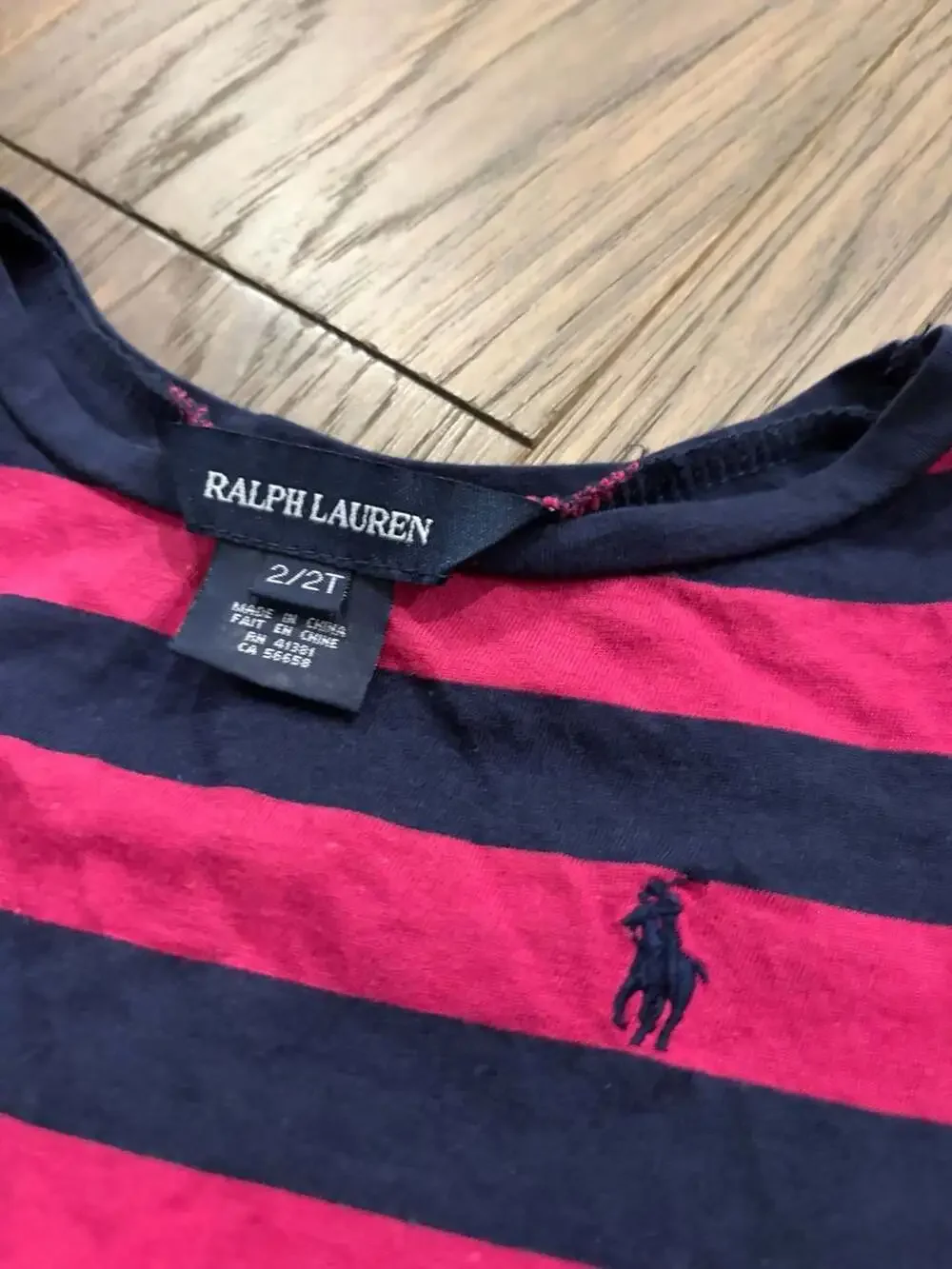 Ralph Lauren Striped Long Sleeve T-Shirt Size 2T